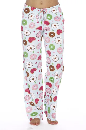 Vista 8 de Just Love Womens Cotton Pajama Pants Chevron negro y rosado
