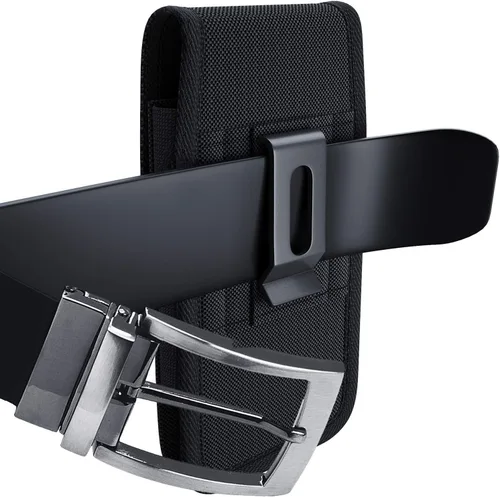 Vista 5 de Funda para cinturón con clip, para iPhone 8 Plus, 7 Plus, 6S Plus, piel Bomea, estuche para cinturón para smartphone
