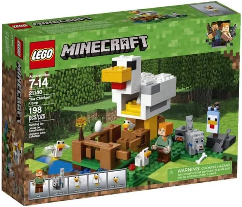Vista 4 de El gallinero Juego de construcción LEGO Minecraft 21140 (198 piezas)