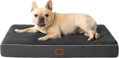 Vista 17 de EHEYCIGA Cama ortopédica impermeable para perros de 35 x 23 pulgadas, cama de espuma viscoelástica para perros de tamaño grande, alfombrilla lavable