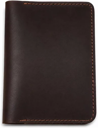 Vista 3 de Funda de cuero para cuaderno encuadernado en la parte superior, compatible con notas de campo de 3.5 x 5.5 pulgadas, funda de bolsillo recargable