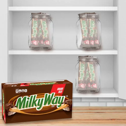 Vista 8 de Milky Way Barras de caramelo de tamaño compartido de chocolate con leche, 3.63 onzas (paquete de 24)