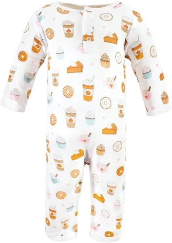 Vista 4 de Hudson Baby Enterizos de algodón para niñas bebés