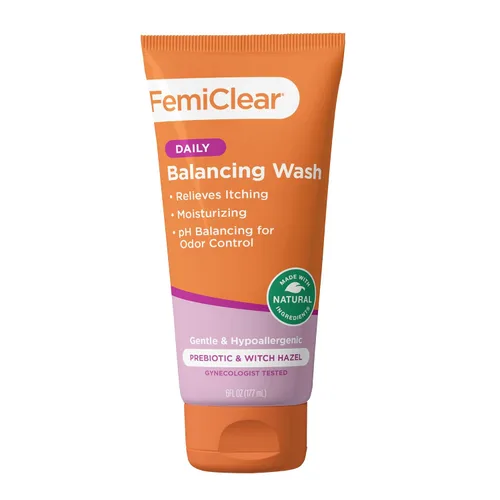 Vista 8 de FemiClear Lavado diario femenino calmante – Lavado de cuidado femenino para picazón y piel irritada, productos de higiene femenina, esenciales