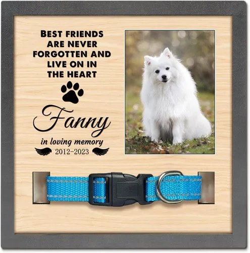 Vista 9 de Regalos conmemorativos para perros y gatos, marco de fotos conmemorativo de mascotas, regalos para amantes de las mascotas, letrero personalizado