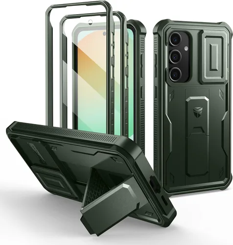 Vista 17 de Dexnor Funda para Samsung Galaxy S24 con Cubierta Deslizante Integrada para Cámara y Protector de Pantalla y Soporte, Funda Resistente a los Golpes