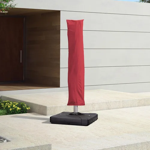 Vista 12 de PURPLE LEAF Cubierta Pequeña para Sombrilla de Patio Parasol Resistente a UV para Exteriores Cubierta para Sombrilla Offset Cantilever