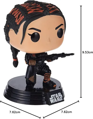 Vista 2 de Funko POP Star Wars: Libro de Boba Fett - Fennec Shand, multicolor, 4 pulgadas, 60237