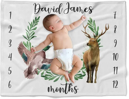 Vista 16 de Manta de bebé de alpaca personalizada, manta de bebé con nombre personalizado, decoración de guardería de cactus, recién nacido, regalos