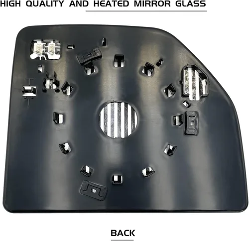 Vista 2 de Ford F150 F250 F350 F450 F550 Super Duty Camión Lado Izquierdo Reemplazo de Cristal del Espejo Superior Calentado - Espejo Convexo con Soporte