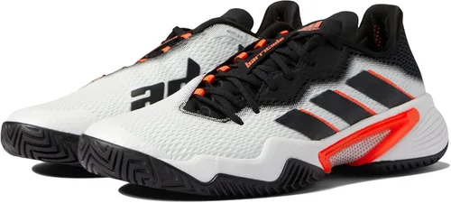 Vista 4 de adidas Barricade 12 - Tenis de raquetball para hombre, Nube BlancoCore BlackSolar Red
