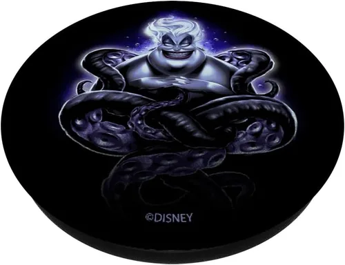 Vista 2 de Disney Villains Ursula Purple Hue Retrato PopSockets PopGrip: agarre intercambiable para teléfonos y tabletas