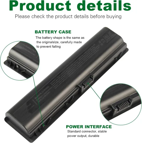 Vista 2 de Fancy Buying Nueva batería del ordenador portátil DV2000 para HP Pavilion DV2100 DV2500 DV6000 DV6700 Series P/N: 441425-001 446506-001 446507-001