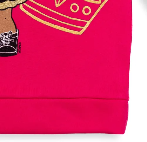 Vista 8 de L.O.L. Surprise! Queen Bee Diva Girls Fleece Pullover Hoodie Little Kid to Big Kid