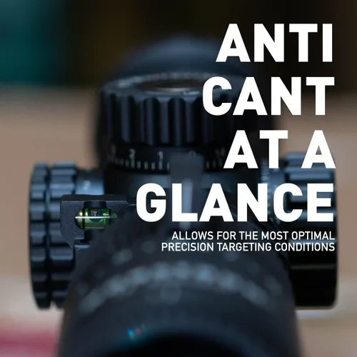 Vista 2 de Monstrum Next Level Scope Rings with Integrated Level Bubble and Anti-Recoil Lugs Available in 1 inch, 30 mm, and 34 mm Diameter