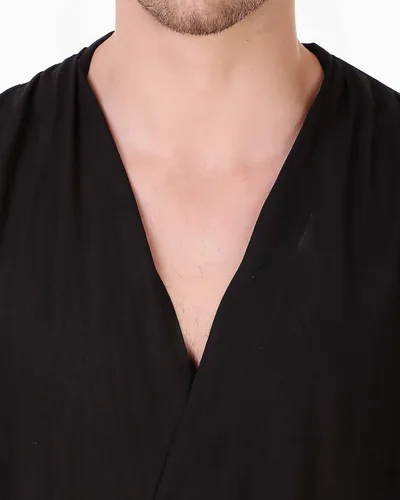 Vista 7 de BoheeWohee Camisa de pirata gótica renacentista medieval Cosplay RayónAlgodón
