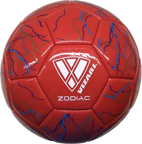 Vista 10 de VIZARI Zodiac Balón de fútbol juvenil de cuero sintético para niños, niñas y niños pequeños, diseño duradero e impermeable para entrenamiento
