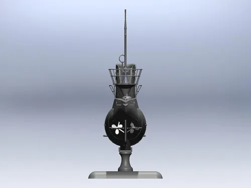 Vista 6 de ICM S.010 - Kit de modelo de embarcación militar de plástico U-Boat Tipo IIB (1943), submarino alemán - Escala 1:144