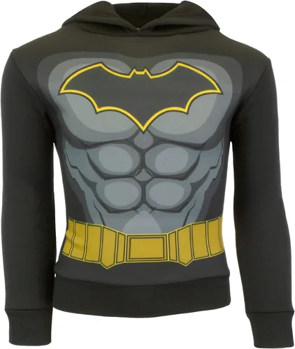 Vista 3 de BATMAN Sudaderas con capucha para niños DC Comics Superhero con capucha para niños