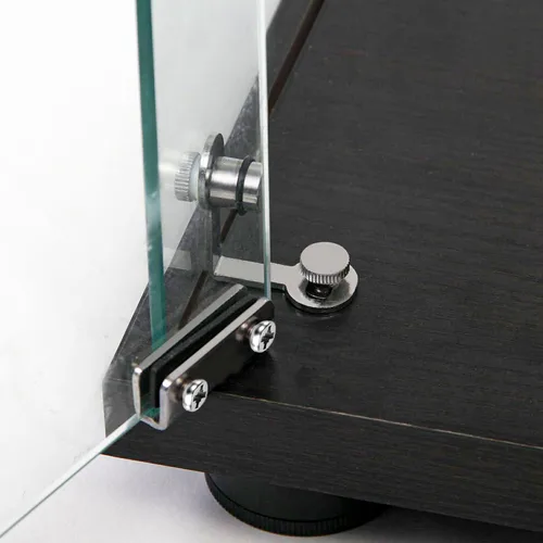 Vista 7 de JT Gabinete de exhibición de cristal, gabinete de exhibición Curio con Negro