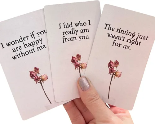 Vista 2 de All Things Intuitive The Hidden Truth Oracle - Mensajes para relaciones en desafío, 54 tarjetas, Indie, Cartulina premium - Hecho en Estados Unidos