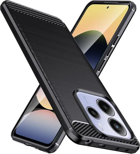 Vista 8 de Funda diseñada para Xiaomi Poco X8 Pro Max, TPU flexible [textura cepillada] [antideslizante] protección militar a prueba de golpes, funda delgada