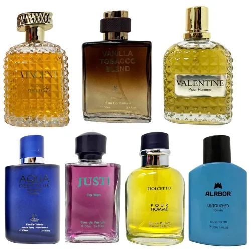 Vista 7 de A CENTER Colonia para hombres Eau De Toilette Multi Aroma Perfume (4 Piezas al azar)
