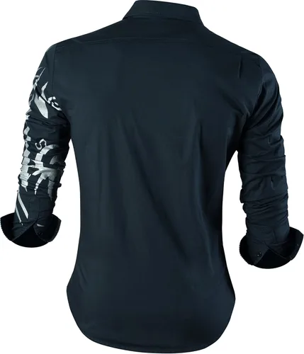 Vista 165 de JZS041, camisa de vestir de manga larga para hombre