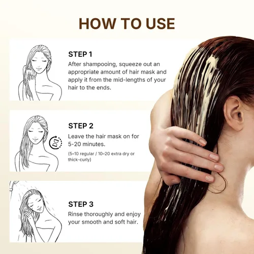 Vista 7 de Karseell Tratamiento capilar con colágeno, reparación profunda, acondicionador, aceite de argán, colágeno para el cabello, esencia para cabello seco