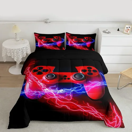 Vista 68 de Erosebridal Juego de edredón de hojas de cannabis, juego de ropa de cama de marihuana con estampado colorido de plantas, decoración bohemia de 2