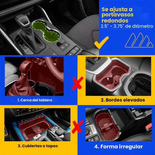 Vista 7 de Integral Expansor de portavasos de coche para Hydro Flask y botellas