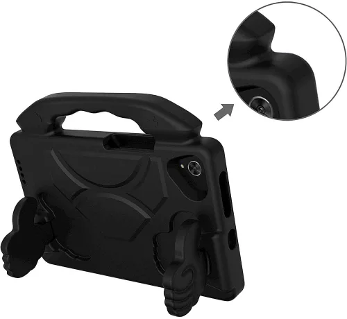 Vista 7 de SaharaCase - Funda a prueba de niños para Samsung Galaxy Tab A7 Lite (2021) [parachoques a prueba de golpes] resistente protección infantil Negro