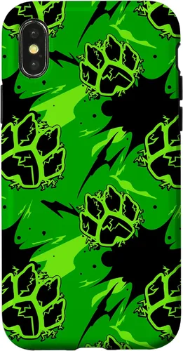 Vista 5 de Miraculous Ladybug - Carcasa para iPhone 17 con patas y salpicaduras de gato negro
