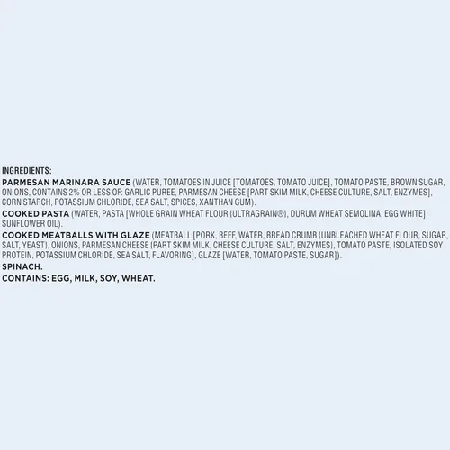 Vista 9 de Healthy Choice Simply Steamers Frozen Dinner, marinara de albóndigas