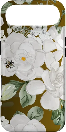 Vista 27 de Funda para iPhone 16 White Gardenia's Nectar Flowing Over
