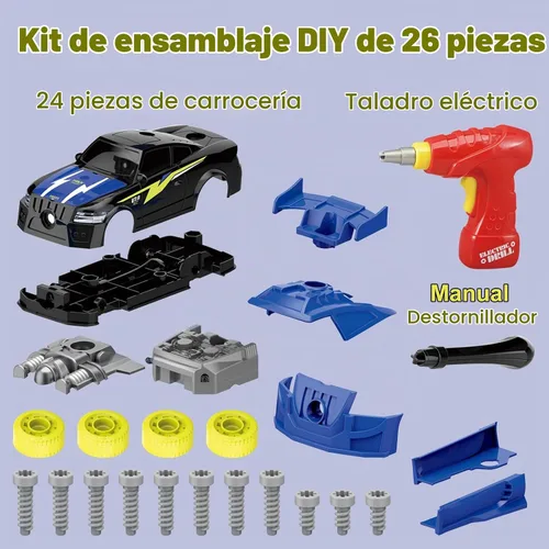 Vista 2 de Pup Go Auto de construcción 2-1 para niños a partir de 3 años, construye tu propio auto para niños Blue1