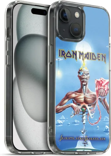 Vista 114 de Head Case Designs Funda de gel suave con licencia oficial de Iron Maiden Brave New World, compatible con Apple iPhone 7 Plus/iPhone 8 Plus Nuevo