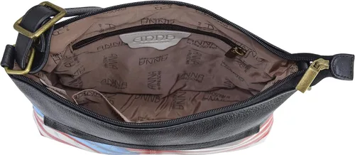 Vista 15 de Anna by Anuschka Women's Genuine Leather Medium Crossbody with External Zipper Pocket
