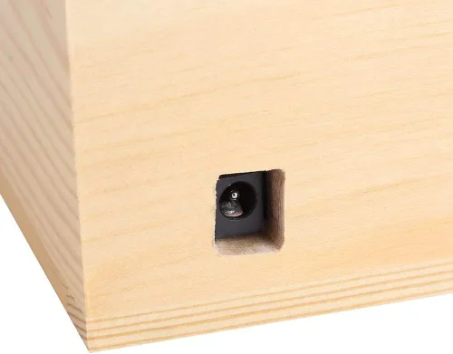 Vista 9 de Cryfokt Dont Touch - Caja de madera electrónica USB para ahorrar dinero, divertida e interactiva, juguete para aliviar el estrés, decoración