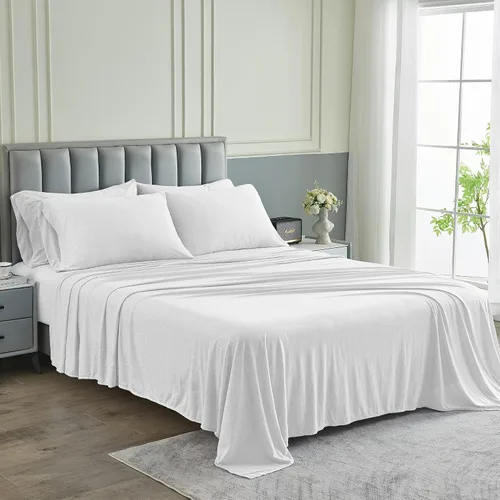 Vista 26 de Pure Bedding Juego de Sábanas Twin - Sábanas de Cama de Microfibra Ultra-Suave 1800 - Doble Cepillado - Bolsillos Profundos - Ajuste Fácil - Extra