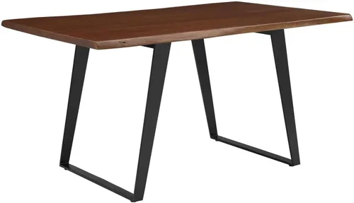 Vista 15 de Modway EEI-6067-BLK-NAT Viggo - Mesa de comedor de madera de acacia, madera de acacia, 60 pulgadas, color negro natural