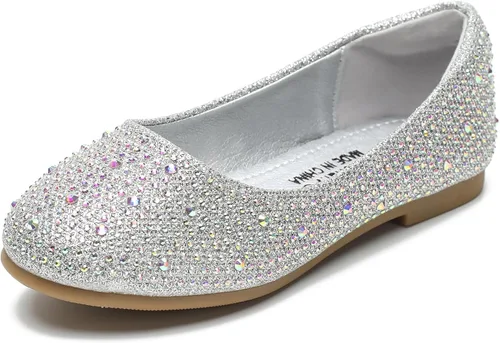 Vista 18 de Cadidi Dinos - Zapatos de vestir para niña, brillantes, princesa para fiesta