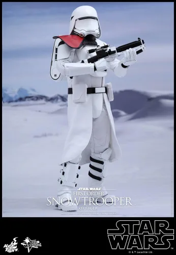Vista 3 de Hot Toys Escala 1:6 Star Wars El Despertar de la Fuerza de la Primera Orden Snowtrooper Oficial Juguete (blanco)