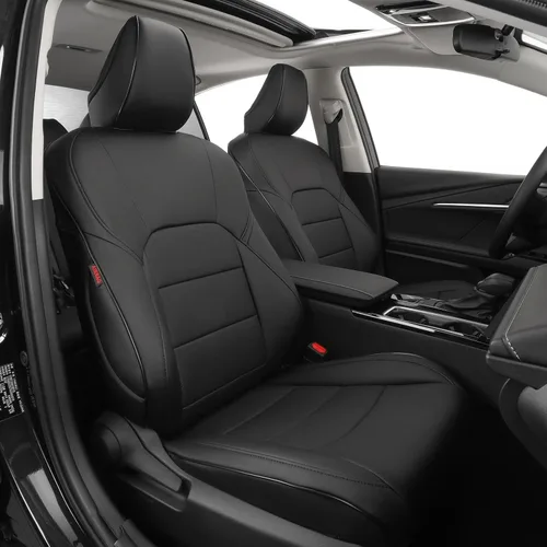 Vista 12 de EKR Fundas de asiento de coche para Toyota Camry 2018-2024 (gas), juego Beige