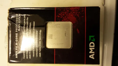 Vista 3 de AMD, FD8320FRHKBOX FX-8320 FX-Series. Procesador edición Black con 8 núcleos, Negro con azul neón