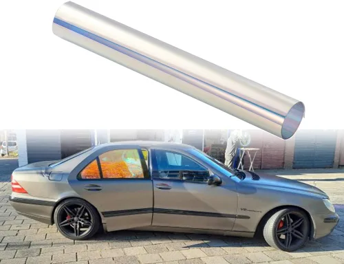 Vista 6 de XhuangTech Película de protección solar para ventana lateral de automóvil, película de protección solar verde dorado camaleón, 76% VLT para ventana