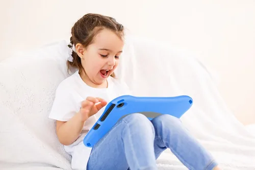 Vista 6 de Funda para tablet Fire Max 11 para niños (versión 2023), Riaour Amazon Kindle Fire Max 11 funda para (incompatible con iPad Samsung de 11 pulgadas)