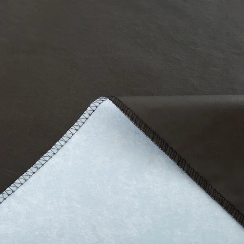 Vista 5 de LIBERECOO Mantel de vinilo con reverso de franela, negro sólido, impermeable, resistente a las manchas, mantel de mesa fácil de limpiar