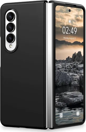 Vista 2 de Funda para Samsung Galaxy Z Fold 4, funda de silicona para Galaxy Z Fold 4 de silicona suave líquida Slim Fit a prueba de golpes Funda protectora