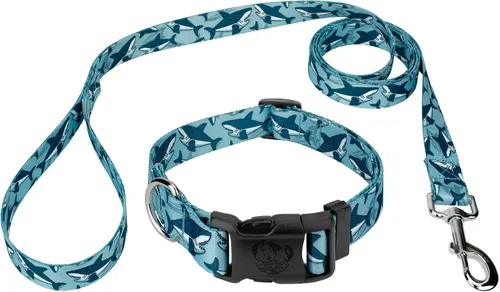Vista 9 de Country Brook Petz - Collar y correa de perro de dinosaurios de lujo - Colección Critter Corner con diseños temáticos de criaturas (1/2 pulgada, 2XS)